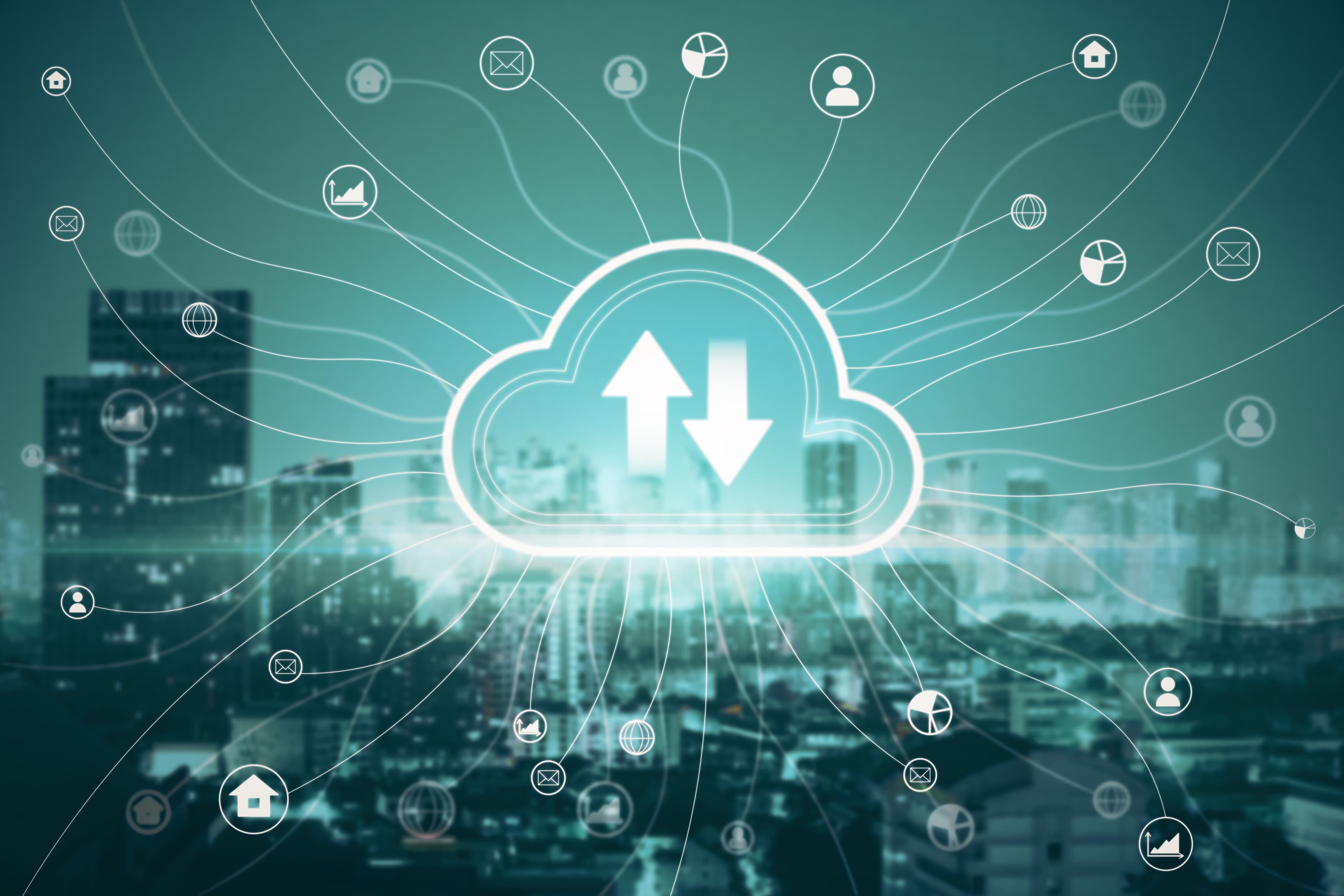 Cybersecurity data flowing across a protected network