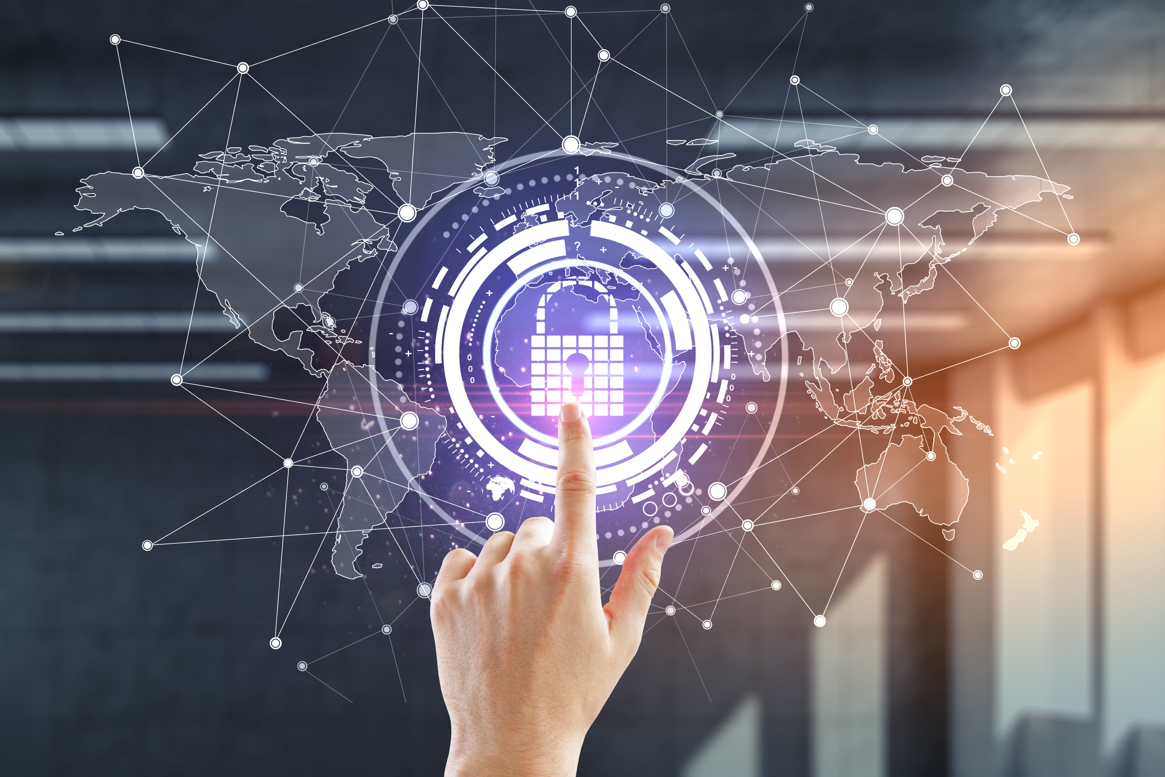 Cybersecurity specialist reviewing remote connection security